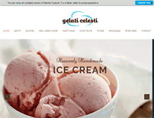 Tablet Screenshot of gelatiicecream.com